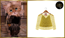 *DB* DINKIES FRANZI GRUNGE TOP* yellow