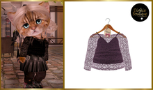 *DB* DINKIES FRANZI GRUNGE TOP* plum