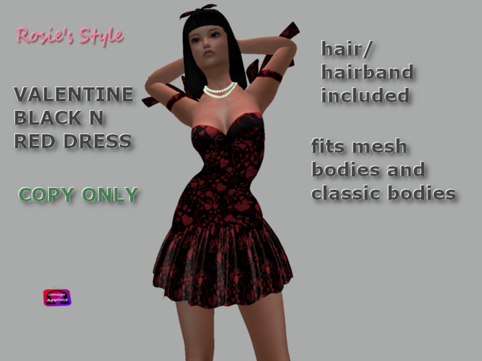 RS* Black n Red Dress