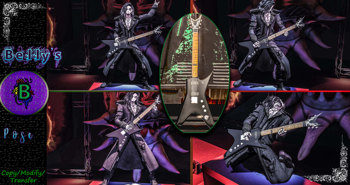 Belly's Guitar Poses(Guitar Included)