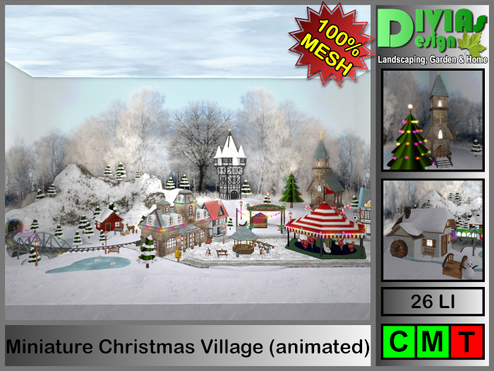 Miniature Christmas Village