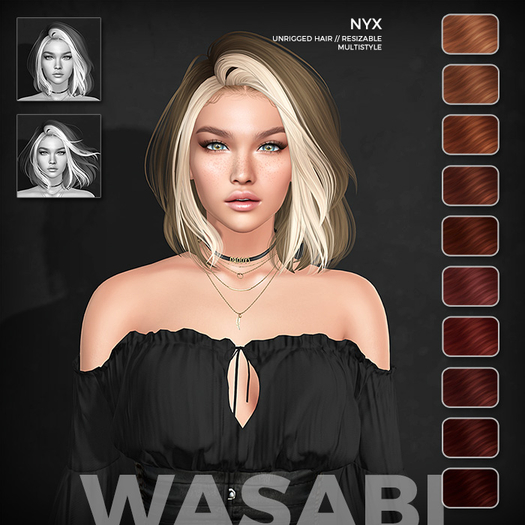 Wasabi // Nyx Mesh Hair - Reds