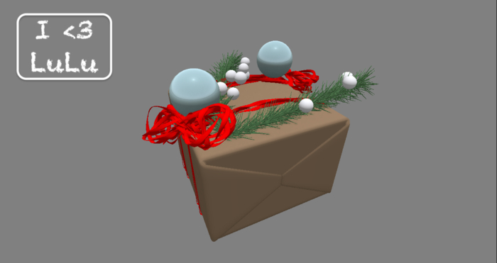 I<3LuLu Christmas box