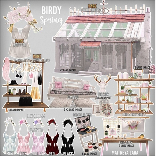 Birdy - Flower Headdress - Dark