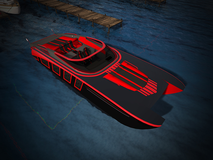 [Biteage] BBX-SPD X3 - hull - RACING RED-MG