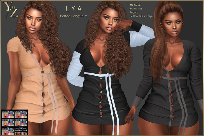 >> UnPack HUD << YELIZ MESH "LYA"