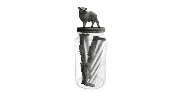 Apple Fall Comb Jar