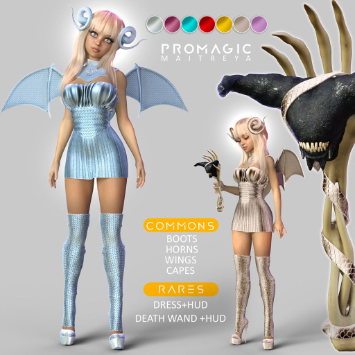 PROMAGIC Death Cape-PowderBlue