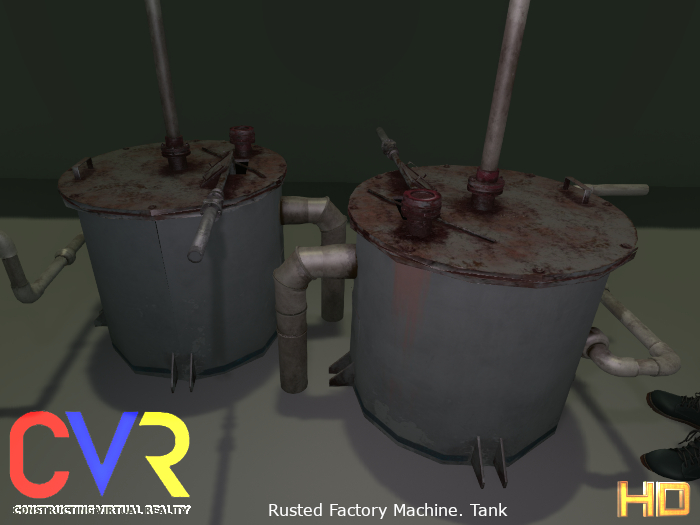 Rusted Factory Machine.Tankbox