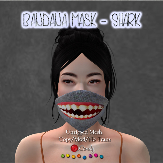 iCandy - Bandana Mask - Shark