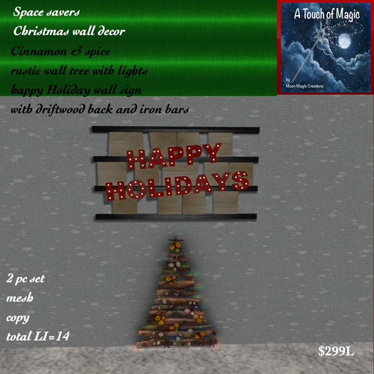 Space savers Holiday wall decor-BOX