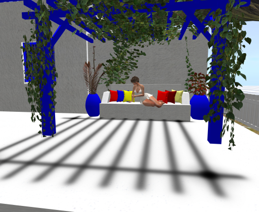 LR DECORATION WITH STYLE WHITE AND BLUE  BACKDROP