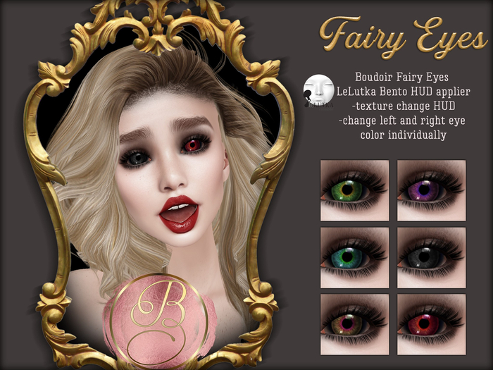 Boudoir Fairy Eyes Lelutka HUD