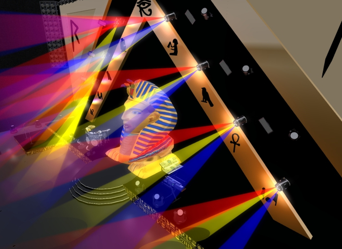 .:Jazzy Creations:. Spotlight Triple PX150b Pro - Black