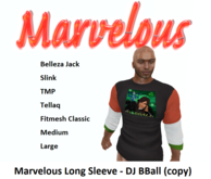 FREE! Marvelous Long Sleeve - DJ BBall (copy)