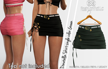 FashionNatic Donatella Skirt Green - Maitreya, Lara Petite, Belleza Freya, Legacy
