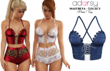 adorsy - Pixie Top Blue - Maitreya/Legacy/Lara Petite