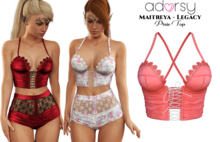 adorsy - Pixie Top Coral - Maitreya/Legacy/Lara Petite