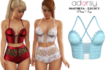 adorsy - Pixie Top Light Blue - Maitreya/Legacy/Lara Petite