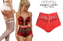 adorsy - Pixie Shorts Red - Maitreya/Legacy/Lara Petite