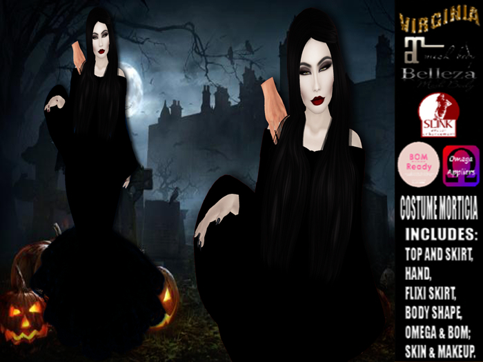 HALLOWEEN MORTICIA