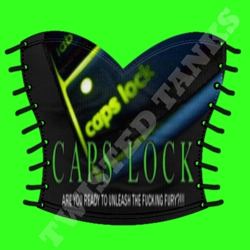 CAPS LOCK side straps 