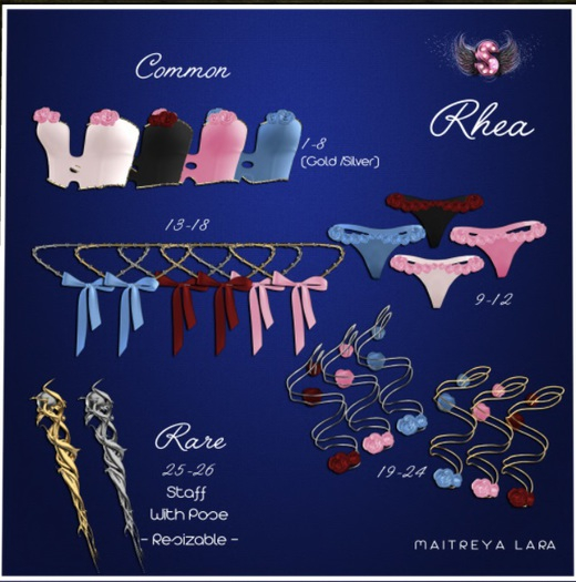 .::Supernatural::. Rhea Top Blue Silver