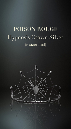 POISON ROUGE Hypnosis Crown Silver