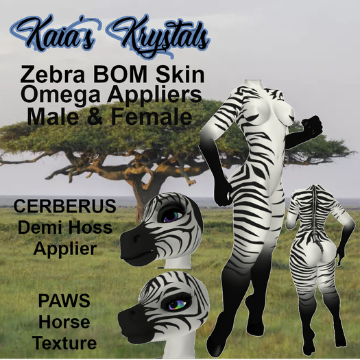 ~K*K~ Zebra BOM & Omega Appliers