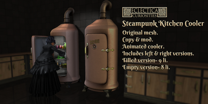 Eclectica Curiosities- Steampunk Kitchen Cooler