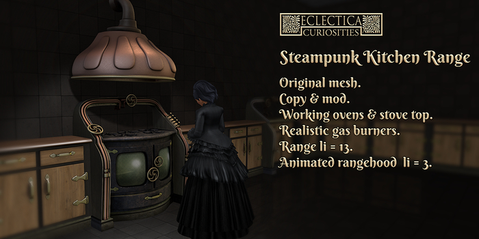 Eclectica Curiosities- Steampunk Kitchen Range