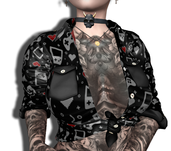 Gamer blouse -Maitreya-