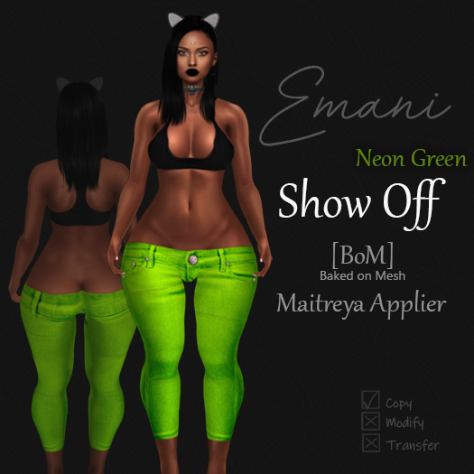 Emani - Show Off - (Neon Green) [BoM]