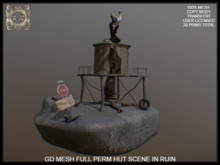 GD MESH FULL PERM HUT SCENE IN RUIN