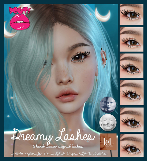 [POUT!] Dreamy Lashes - *Wear to unpack me*