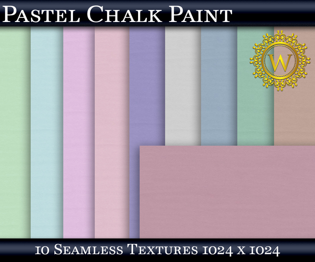 Pastel Chalk Paint 10 Seamless Textures - WonderWall