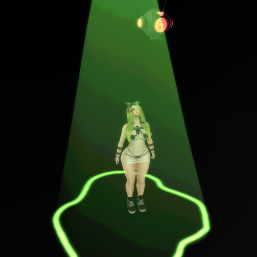 Fireheart Laser Backdrop-Lime