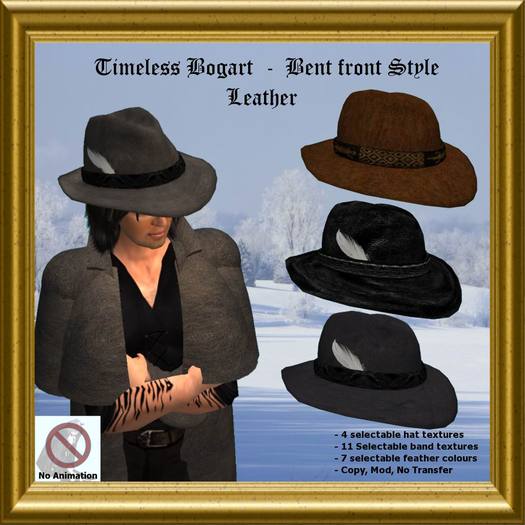 Timeless Bogart Bent front - Leather - NoAnim