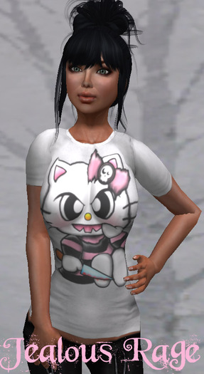 Jealous Rage Revenge Kitty Tee Dollarbie