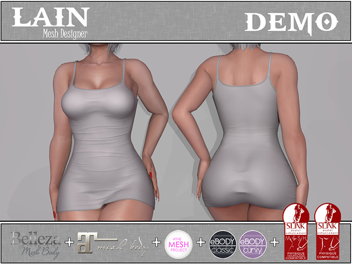 LAIN Mesh Designer - Dress_001-Common Pack - Demo
