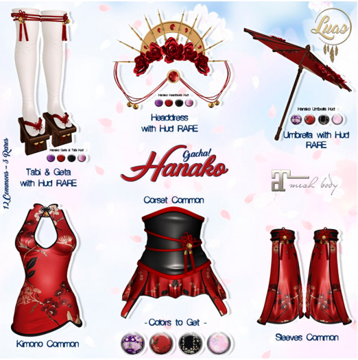 Luas Hanako Headdress RARE