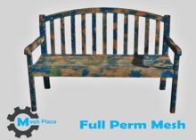 Mesh Place - Old Bench 1 - Full Perm Mesh