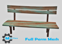 Mesh Place - Old Bench 2 - Full Perm Mesh