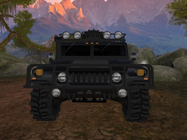 NIGHTFIRE SLEDS H1 ZOMBIE HUNTER TRUCK BLACK
