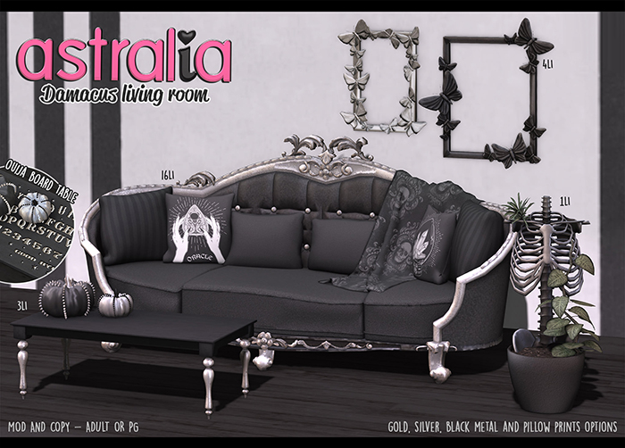 Astralia - Damacus Set (Low Table)