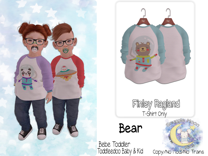 {SMK} Finley Raglan | Bear 