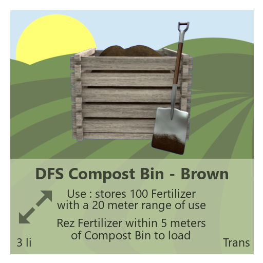 DFS Compost Bin - Brown
