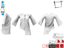 Dae Obj FBX For Women's Asymetric Shirt Slink, Maitreya, Belleza, Tonic, Ocacin Standard