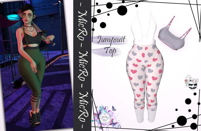 - MicRo - Set  Tasha Gray Heart