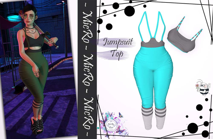 - MicRo - Set  Tasha Blue Gray